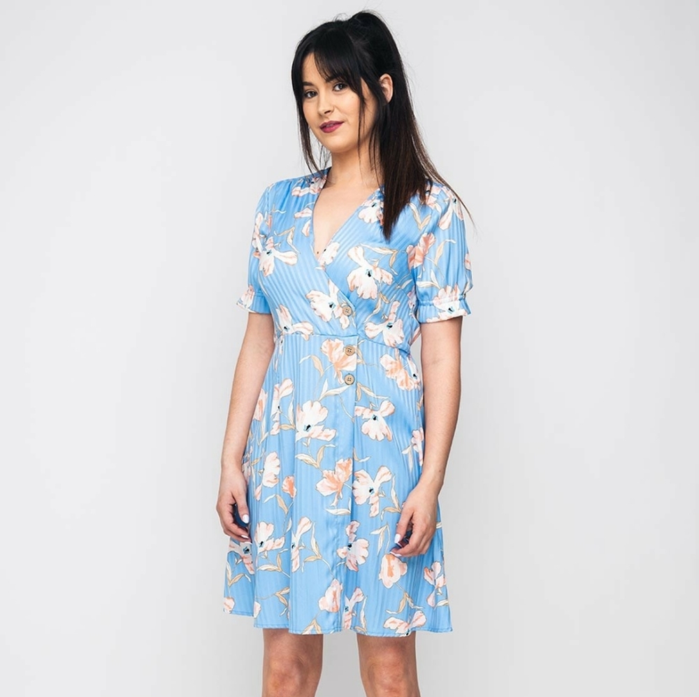 Vera Moda Dress XS, floral print nordstrom nwt